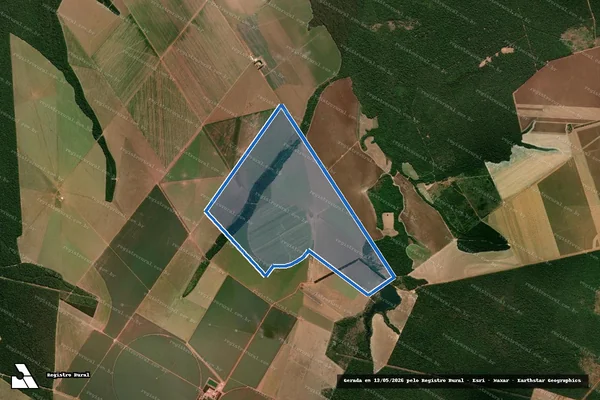 Imagem de satélite de Fazenda Centro Oeste I ? A / Parte 01 - Fazenda Centro Oeste I ? A em Nova Maringá - MT