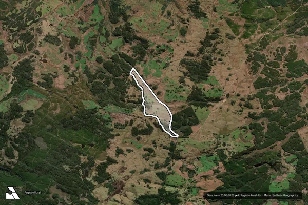 Imagem de satélite de Fazenda São José - LR - Gleba B em Lebon Régis - SC