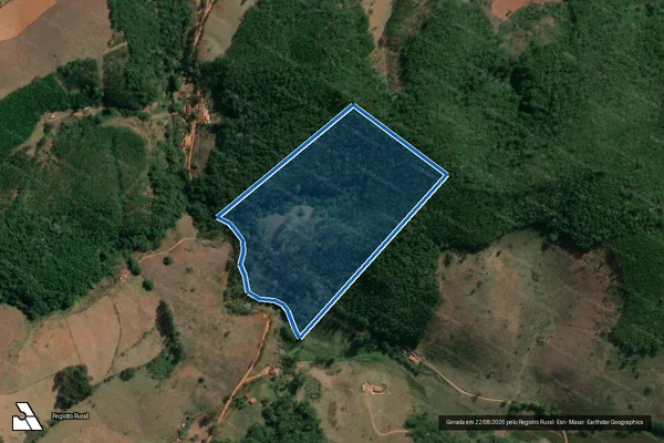 Imagem de satélite de Sitio Ribeiro/Quebra  - Parte 1 em Lamim - MG