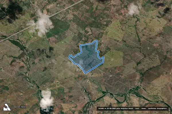 Imagem de satélite de Fazenda Lagoa da Malhada - Parcela A em Santo Estêvão - BA