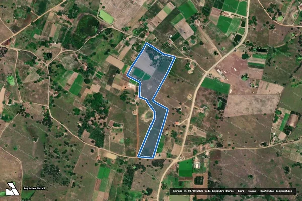 Imagem de satélite de SITIO PE DO VEADO - AREA DESMEMBRADA em Itabaiana - SE