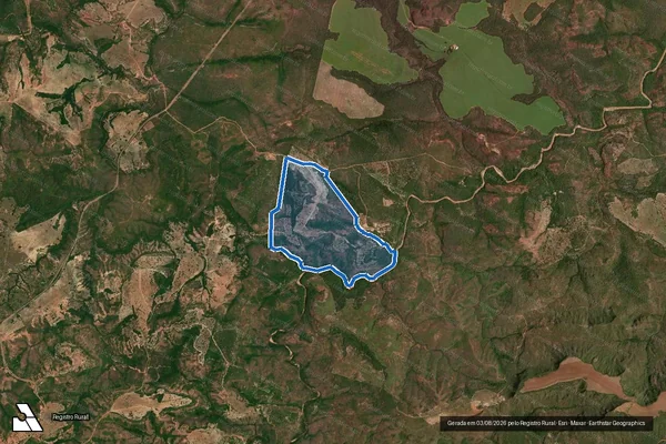 Imagem de satélite de Fazenda Nossa Senhora Aparecida - Parte 2 em Guiratinga - MT