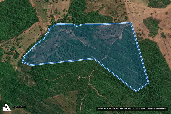 Imagem de satélite de FAZENDA BALSAMO - Gleba 03 em Rio Quente - GO