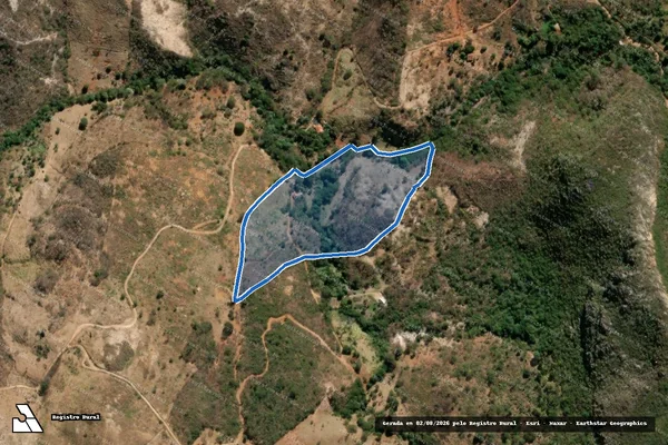 Imagem de satélite de SITIO RIO GRANDE - Parcela 1 em Monte Azul - MG