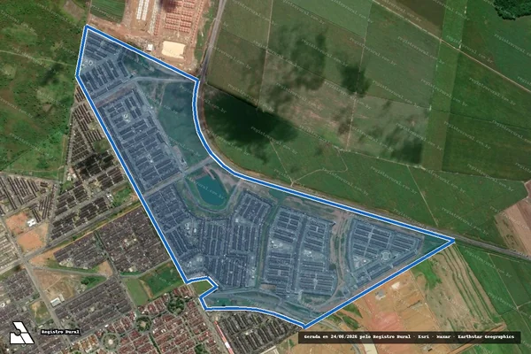Imagem de satélite de Fazenda Lichania Rigida parte 1 em Maceió - AL