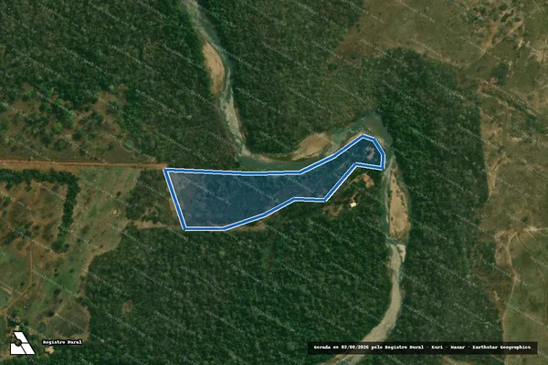 Imagem de satélite de Fazenda Santa Helena parte - GLEBA 1 em Bonito - MS