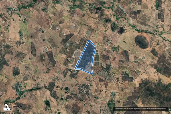 Imagem de satélite de Fazenda Lagoa do Mato                                    - Parcela 02 em Guanambi - BA
