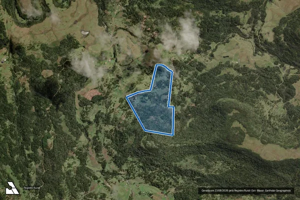 Imagem de satélite de Fazenda Do Caveiras - Parcela 1 em Painel - SC