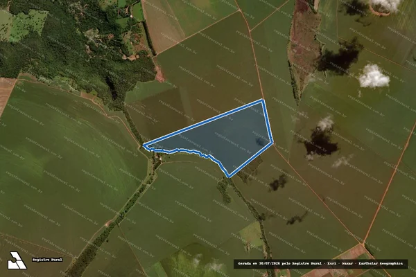 Imagem de satélite de Fazenda União - PARTE 1 em São Gabriel do Oeste - MS