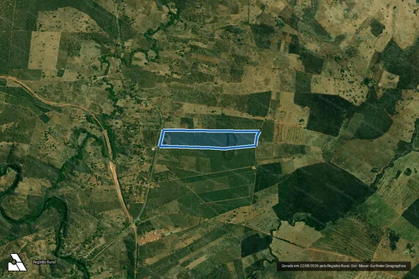 Imagem de satélite de Fazenda Tabuleirinho - Gleba C em Santa Maria da Vitória - BA