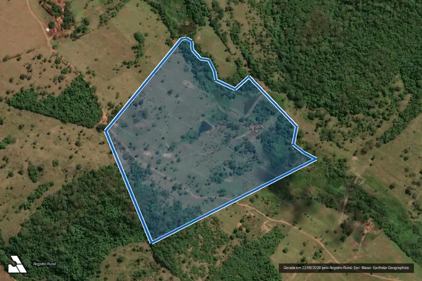 Imagem de satélite de FAZENDA SANTA ROSA - PARCELA 01 em Morrinhos - GO