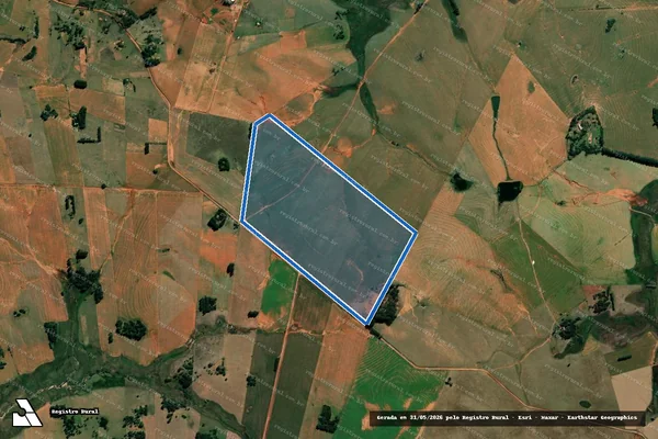 Imagem de satélite de Fazenda Santa Tereza (Parcela 01) - Fazenda Santa Tereza (Parcela 01) em Alegrete - RS