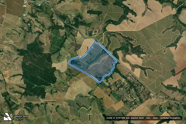 Imagem de satélite de Fazenda São Pedro - Parcela 1 em Tietê - SP