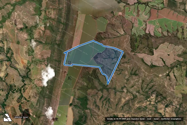 Imagem de satélite de FAZENDA PASMADO OU MISSA em Buritis - MG