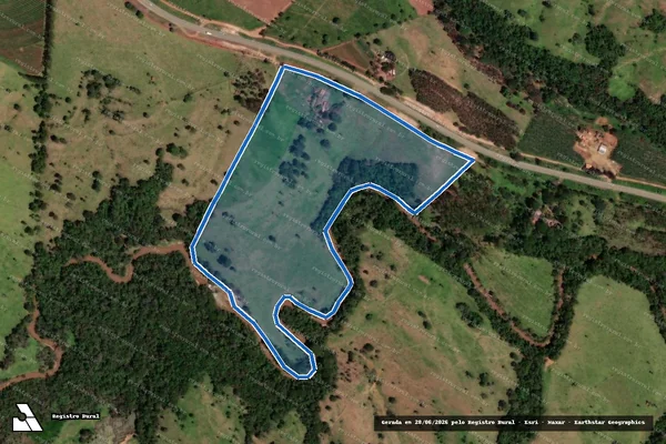Imagem de satélite de FAZENDA SANTA RITA  - Parte 1 em Cássia - MG
