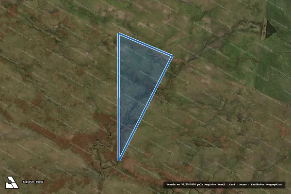 Imagem de satélite de ANGICO em Uruguaiana - RS