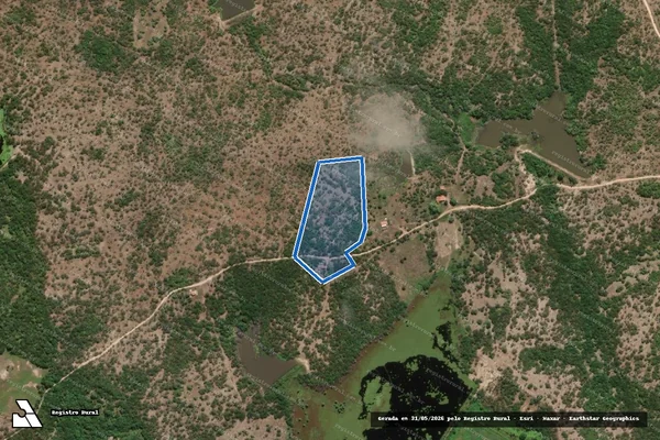 Imagem de satélite de SITIO RUDADO  - Parte 1 em Jaguaretama - CE