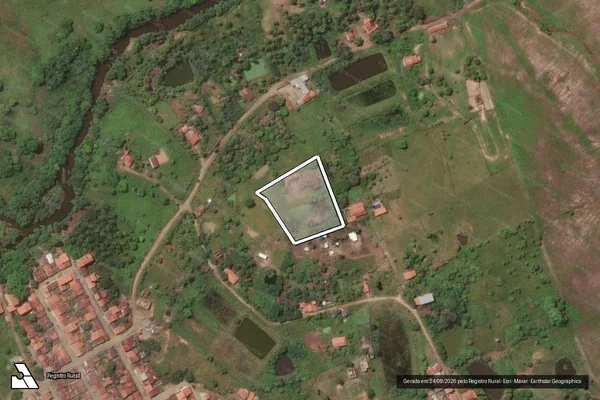 Imagem de satélite de FAZ. BOA NOVA - GLEBA 15 em Potiraguá - BA