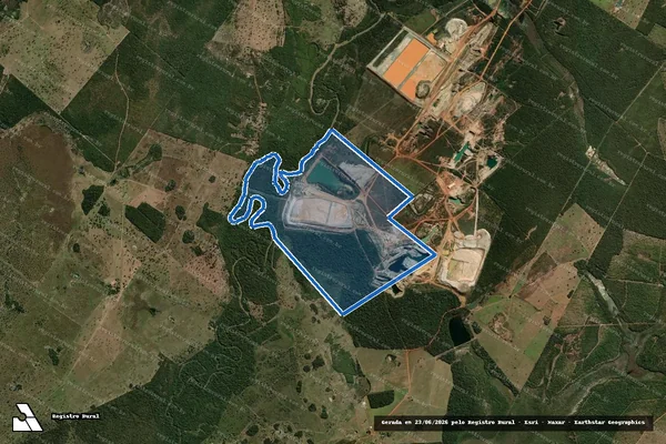 Imagem de satélite de Fazenda Salinas - Parte 1 em Nossa Senhora do Livramento - MT