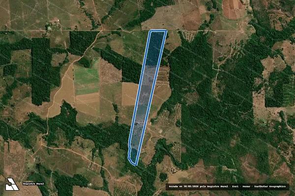 Imagem de satélite de LOTE 20-A ? GLEBA 03 ? SETOR BARÃO DE MELGAÇO - Parte 1 em Espigão D'Oeste - RO