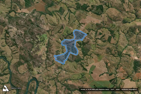Imagem de satélite de FAZENDA LEMES - Parte 1 em Davinópolis - GO