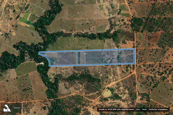 Imagem de satélite de LOTE 74 DO PA CHICO MENDES - Parte 2 em Arinos - MG