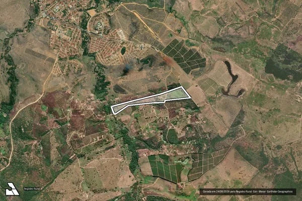 Imagem de satélite de Fazenda Amaralina - Parte 7 em Joaíma - MG