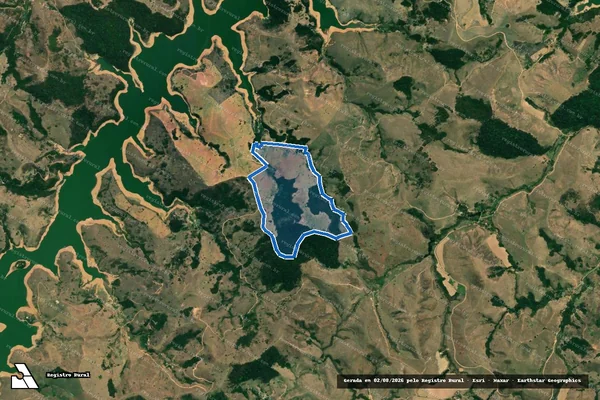 Imagem de satélite de Sitio Souza Araújo  - Gleba 10 em Resende - RJ