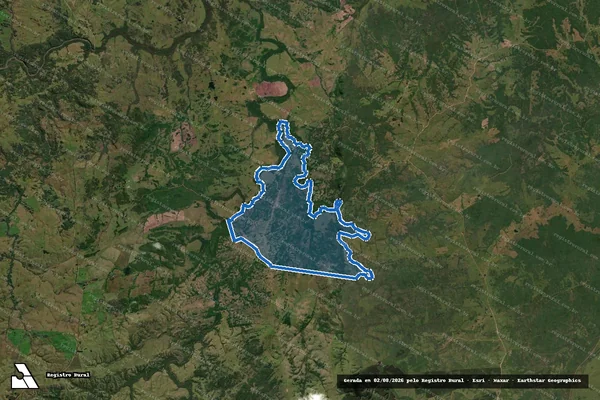 Imagem de satélite de Fazenda da Palmeira - Gleba A em Bagé - RS