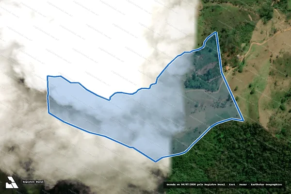 Imagem de satélite de FAZENDA SERRA NOVA - Parte 2 em Caatiba - BA