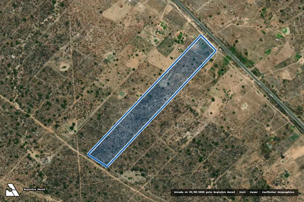 Imagem de satélite de P. A. RIACHO SECO – LOTE 12 / LOTE 12 – A