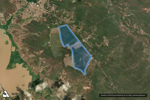 Imagem de satélite de PE Chapada dos Fernandes - Parte 4 em Buriti dos Lopes - PI