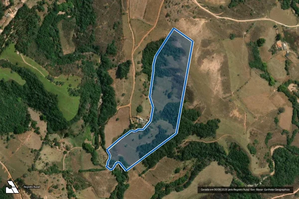 Imagem de satélite de FAZENDA OLARIA - Parcela 1 em Resende Costa - MG