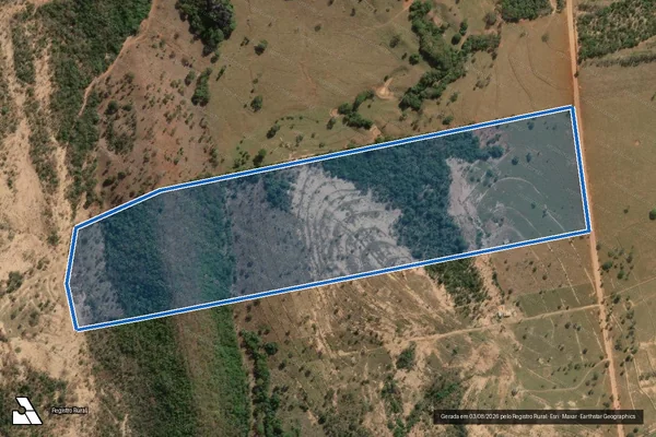 Imagem de satélite de FAZENDA VARGEM BONITA DE CIMA - Gleba 01 em Unaí - MG