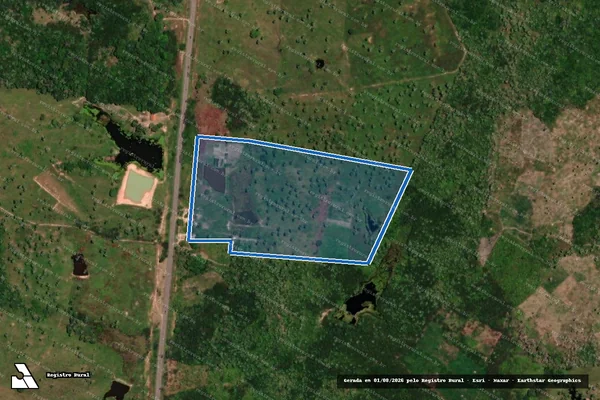 Imagem de satélite de SÍTIO SÃO FRANCISCO - 001 em Governador Newton Bello - MA