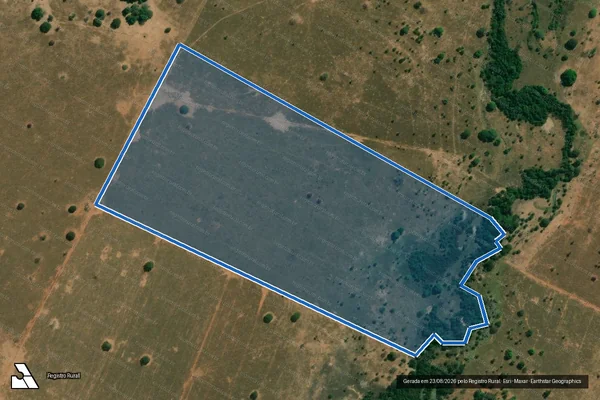 Imagem de satélite de FAZENDA SÃO PEDRO - Gleba 02 em Santa Fé de Goiás - GO