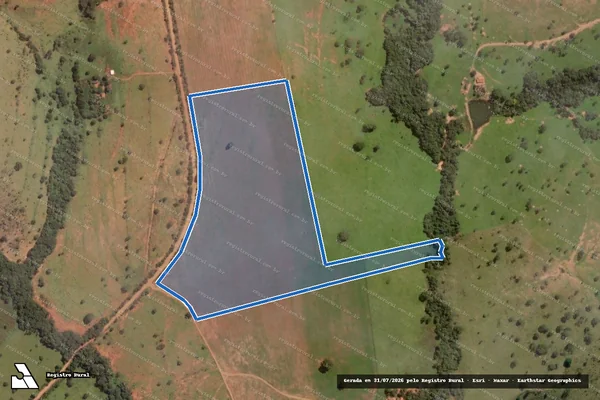 Imagem de satélite de FAZENDA BÁLSAMO - 03 em Corumbaíba - GO