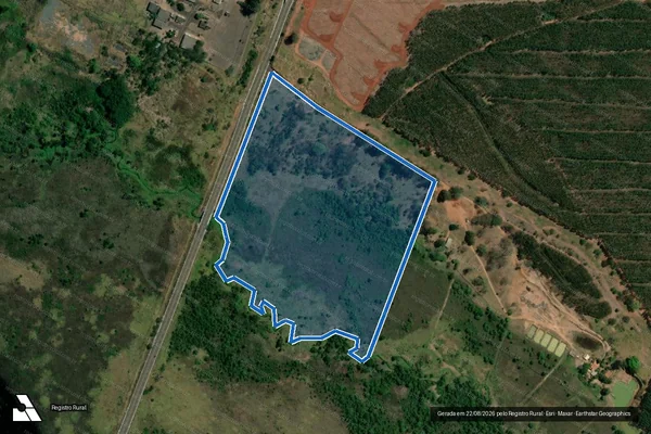 Imagem de satélite de Fazenda Santa Rosa - Parcela 2 em Três Lagoas - MS