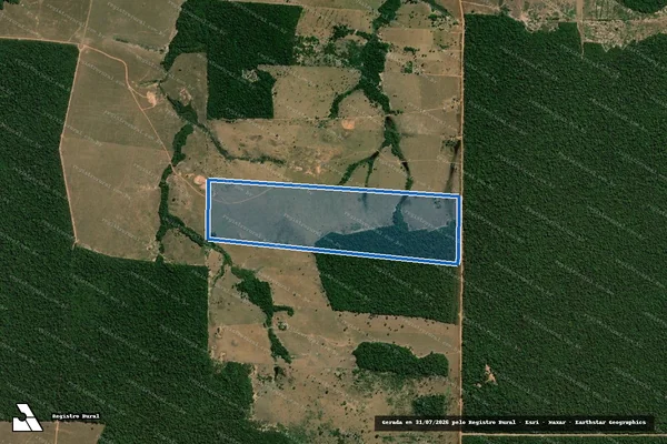Imagem de satélite de LOTE 17 ? SÍTIO SÃO BENEDITO - LOTE 17 em Parecis - RO