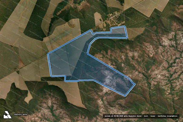 Imagem de satélite de FAZENDA SÃO FRANCISCO GLEBA II - 001 em Pastos Bons - MA