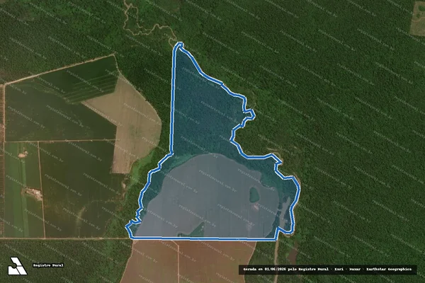 Imagem de satélite de FAZENDA ENTRE RIOS - 001 em Santa Terezinha - MT