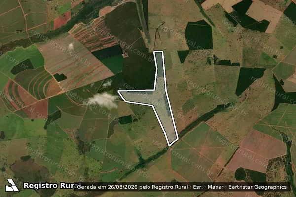 Imagem de satélite de FAZENDA REFORMA em Nova Andradina - MS