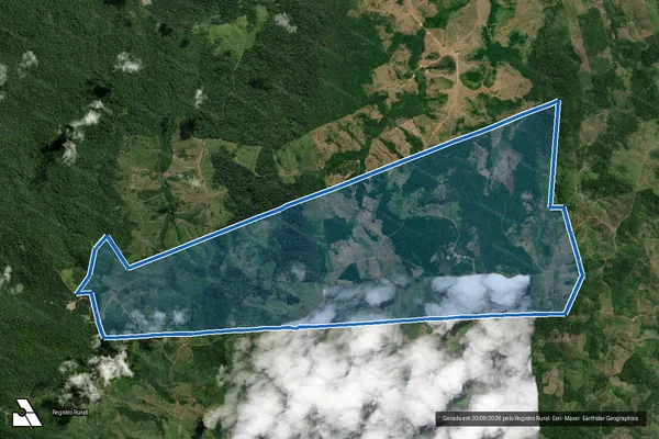 Imagem de satélite de PROJETO DE ASSENTAMENTO SÃO GERALDO - Parte 1 em Novo Repartimento - PA