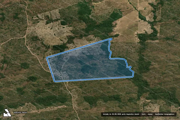 Imagem de satélite de Fazenda Estrela Azul em Chapada dos Guimarães - MT