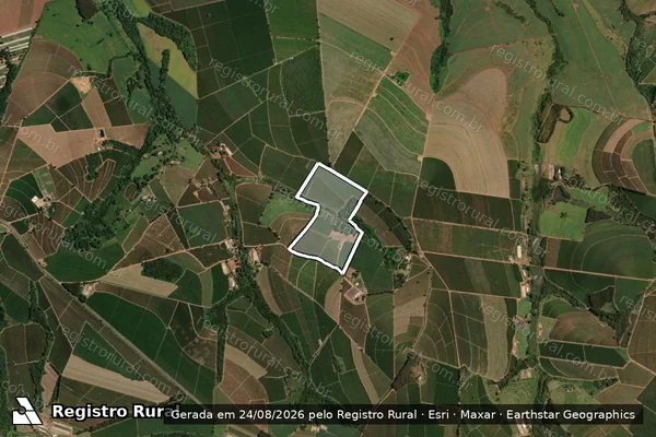 Imagem de satélite de SÍTIO CHAPADÃO - GLEBA_A-2 em Jeriquara - SP