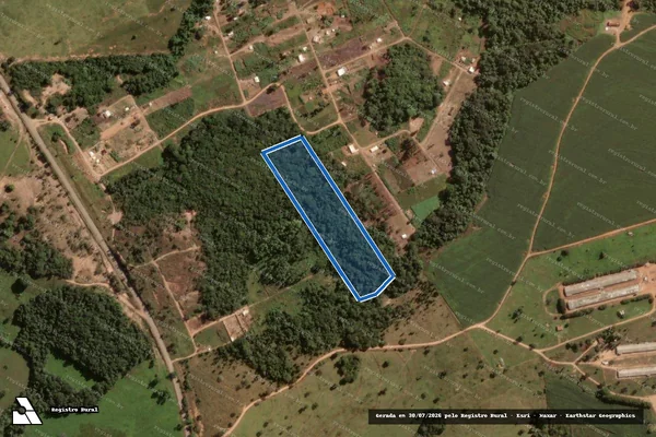 Imagem de satélite de Fazenda Vale + - Gleba 13 em Goiás - GO