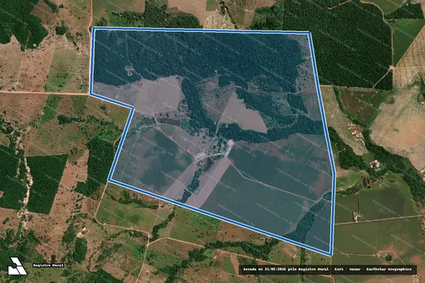 Imagem de satélite de FAZENDA PROGRESSO - Parcela 1 em Terra Nova do Norte - MT
