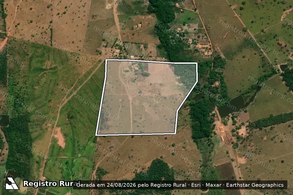 Imagem de satélite de FAZENDA SUSSUAPARA - PARTE 01 em Amarante do Maranhão - MA