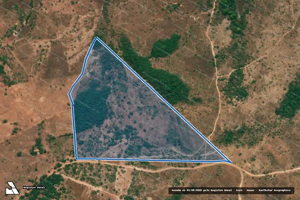 Imagem de satélite de Lote 14-PA MULHER CIDADÃ - Lote 14-PA MULHER CIDADÃ em Divinópolis do Tocantins - TO