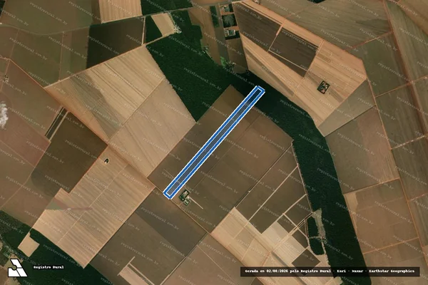 Imagem de satélite de FAZENDA SÃO FRANCISCO ? LOTE 34 - Parte 1 em Nova Mutum - MT